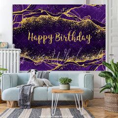 Lofaris Special Glitter Happy Birthday Backdrop For Female