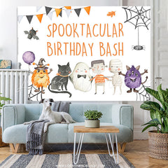 Lofaris Spooktacular Birthday Bash Lovely Hallween Backdrop