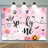 Lofaris Spooky One Balloon Halloween Happy 1st Birthday Party Backdrop