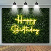 Lofaris Spring Green Leaves Bokeh Backdrop For Birthday Party