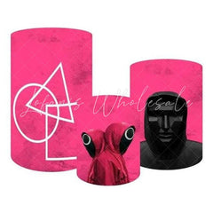 Squid Game Challenge Themed Cover Cylinders Kit