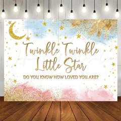 Lofaris Star Do You Know How Loved Are Baby Shower Backdrop