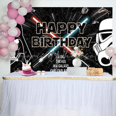 Star Galaxy Backdrop For Birthday Party Decorations