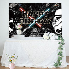 Star Galaxy Backdrop For Birthday Party Decorations