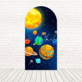 Starry Galaxy Arch Backdrop for Magical Nighttime Event Celebrations