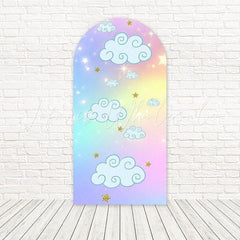 Starry Unicorn Fantasy Arch Backdrop For Magical Celebrations