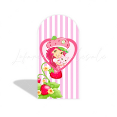 strawberry arch Birthday Party Arch Backdrop Wall Cloth Cover