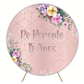 Suddenly 15 Round Backdrop for Fun Birthday Celebration