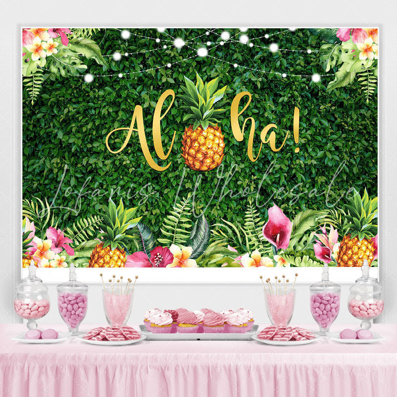 Lofaris Summer Aloha Photoshoot backgruonds for BabyShower