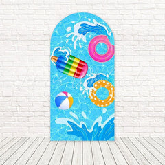Summer Pool Party Fun Decor Arch Backdrop For Outdoor Celebrations