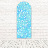 Summer Swimming Pool Water Splash Arch Backdrop For Backyard Event