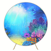 Sunbeam Under the Sea Round Backdrop for Ocean Party Fun