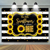 Lofaris Sunflower Happy First Birthday Photoshoot Backdrop