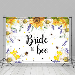 Lofaris Sunflower Lovely Bride To Bee Bridal Shower Backdrop