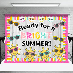 Lofaris Sunglasses Wooden Welcome Bright Summer Backdrop