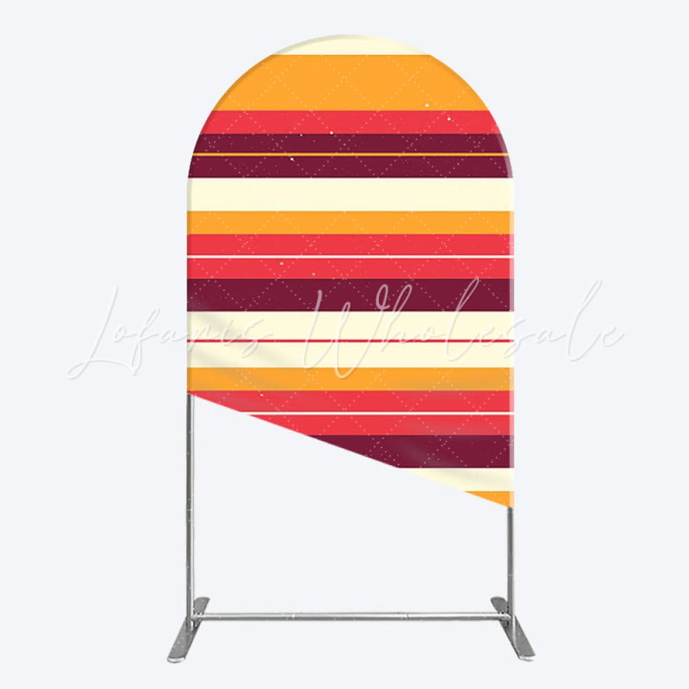 Sunset Theme Arch Backdrop for Outdoor Summer Vibes