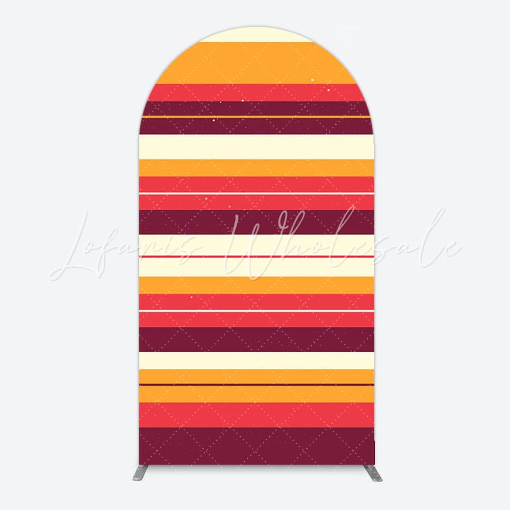 Sunset Theme Arch Backdrop for Outdoor Summer Vibes