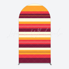 Sunset Theme Arch Backdrop for Outdoor Summer Vibes
