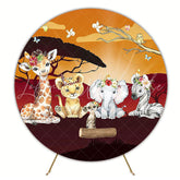 Sunshine Safari Round Backdrop for Jungle Adventure