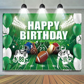 Lofaris Super Football Bowl Game Day Happy Birthday Backdrop