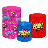 Super Heroes Action Fun Themed Cover Cylinders Kit