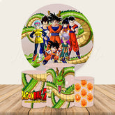 Lofaris Super Saiyan Dragon Ball Cartoon Circle Backdrop Kit