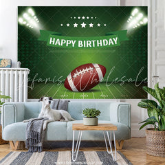 Lofaris Superbowl American Football Birthday Party Backdrop