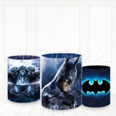 Lofaris Superhero Thunder Lightn Plinth Cover Happy Birthday Pillar Wrap