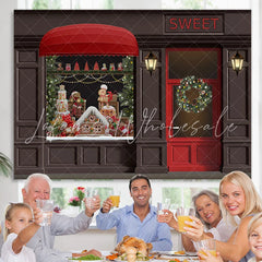 Lofaris Sweet And Glitter Christmas Scene Backdrop For Party