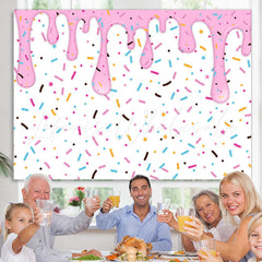 Lofaris Sweet Candy Donut Backdrop for Girl¡¯S Birthday Party