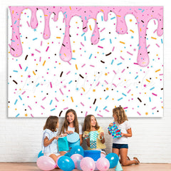 Lofaris Sweet Candy Donut Backdrop for Girl¡¯S Birthday Party