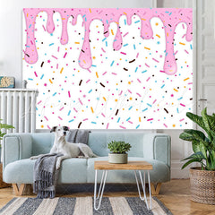 Lofaris Sweet Candy Donut Backdrop for Girl¡¯S Birthday Party