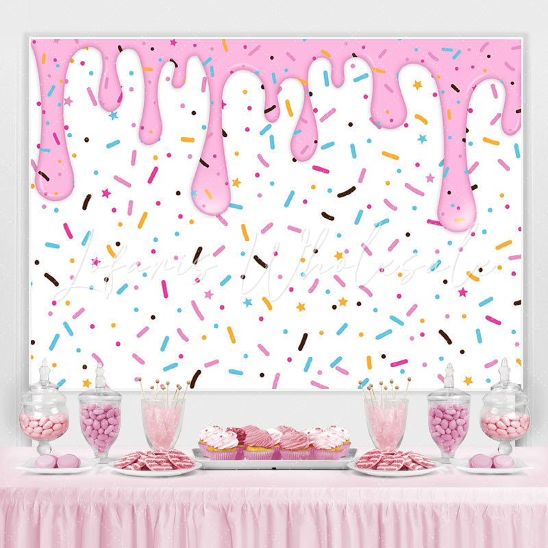Lofaris Sweet Candy Donut Backdrop for Girl¡¯S Birthday Party