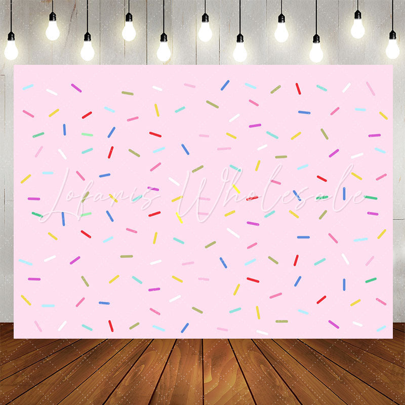 Lofaris Sweet Candy Pink Backdrop For Girls Birthday Party