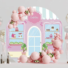 Sweet Confectionery Treats Round Backdrop for Dessert Table