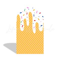 Sweet Donut Birthday Baby Shower Party Arch Backdrop Wall Cloth Cover