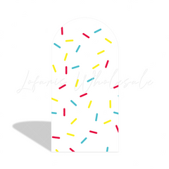 Sweet Donut Birthday Baby Shower Party Arch Backdrop Wall Cloth Cover