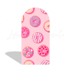 Sweet Donut Birthday Baby Shower Party Arch Backdrop Wall Cloth Cover