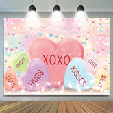 Lofaris Sweet Romance Pink Love Themed Birthday Backdrop