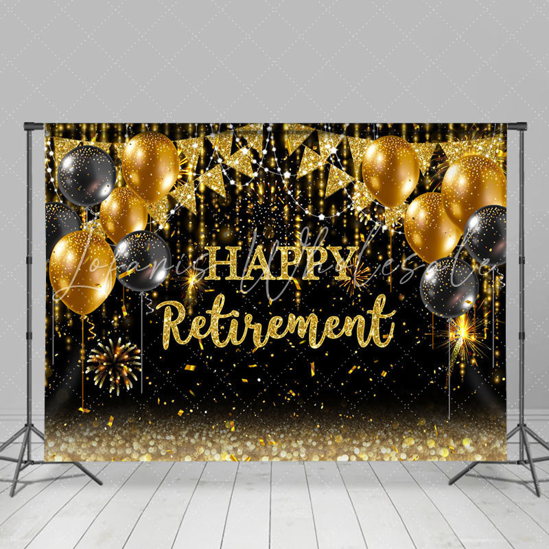 Lofaris Sweet Spark Classic Balloon Retirement Backdrop