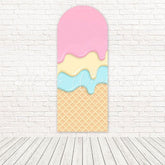 Sweets Ice Cream Party Arch Backdrop for Sweet and Fun Event Themes