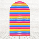 Swimming Ring Pool Float Fun Arch Backdrop For Summer Bash Party