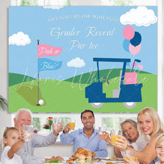 Lofaris Swing On By For Some Fun Gender Reveal Partee Backdrop