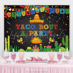 Lofaris Taco Bout A Party Succulents Fiesta Holiday Backdrop