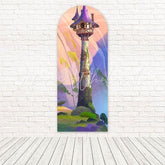 Tangled Tower Dreamland Tower Style Arch Backdrop For Fairytale Party