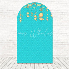 Teal Jasmine Arabian Dream Arch Backdrop For Princess Event