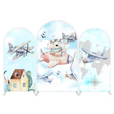 Teddy bear arch Birthday Party Arch Backdrop Wall Cloth Cover