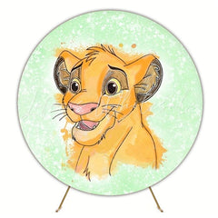 The Lion King Safari Round Backdrop For Animal Adventure Theme