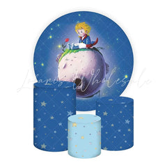 The Little Prince Themed Round Backdrop and Cylinders Kit