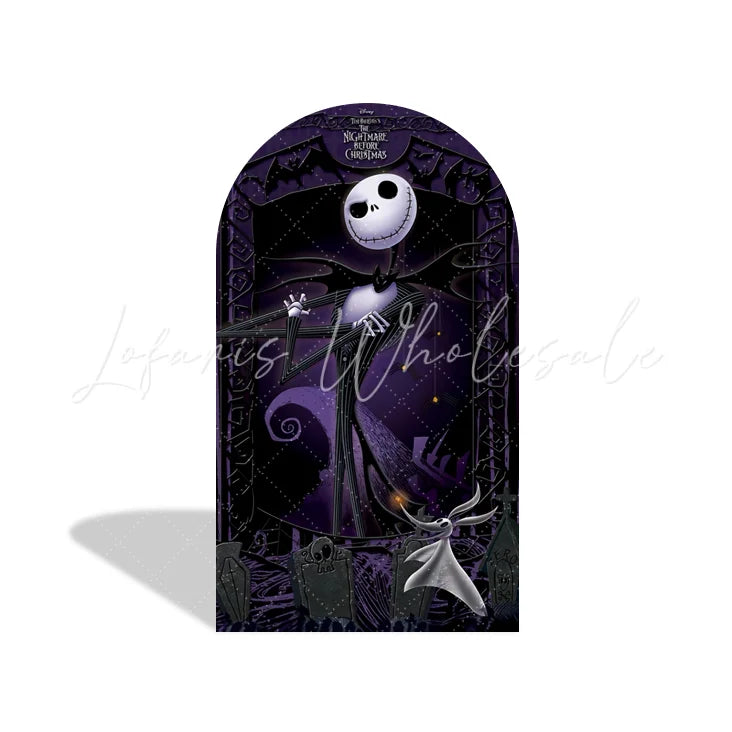 The Night Before Christmas Birthday Party Arch Backdrop Wall Cloth Cover